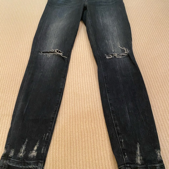 J BRAND faded blue ripped skinny jeans size 25 - Picture 3 of 4